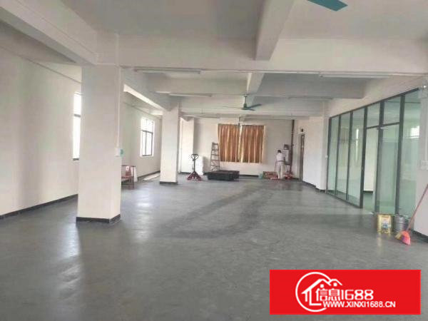 塘厦石谭布标厂现成装修，地坪漆，办公室,450平，拎包入住