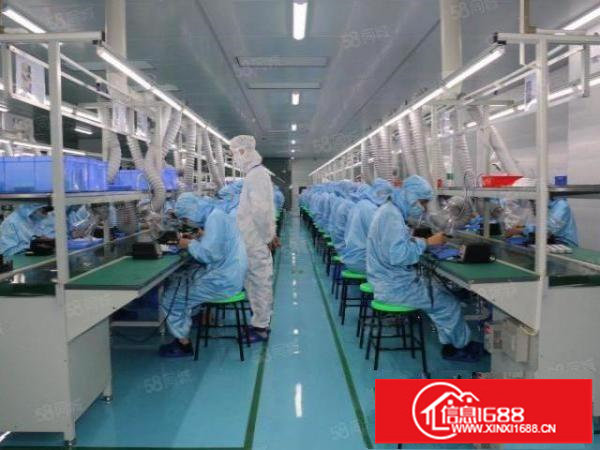 福永凤凰楼上2100平方带十万级无尘车间装修出租