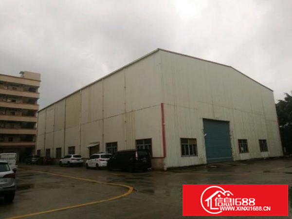 梅观高速路口工业园区独栋钢构厂房出租！