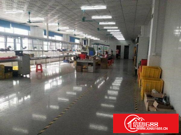 坂田大丹工业园原房东，楼上厂房650平，形象好