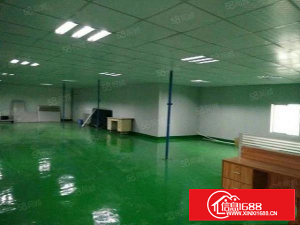 雁田宏盈大型工业园楼上厂房分租面积1000平方带办公室装修