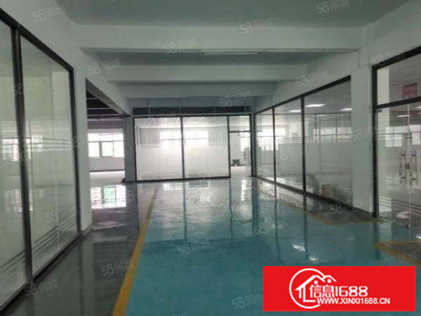 现成装修!无转让费!坪山大工业区楼上200平精装修厂房出租