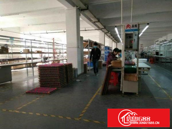 坪山带前台带装修标准厂房1200平整层出租，送宿舍