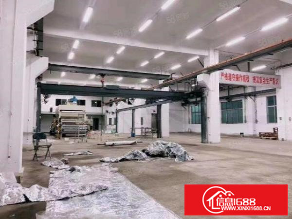 凤岗雁田精装修一楼厂房1400平方带3部行车水电出租