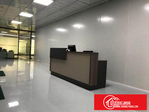 无尘车间900平，带装修办公室前台，14元一平