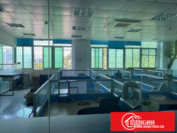 龙岗六约地铁站第一排将空出2楼现成装修400平厂房出租