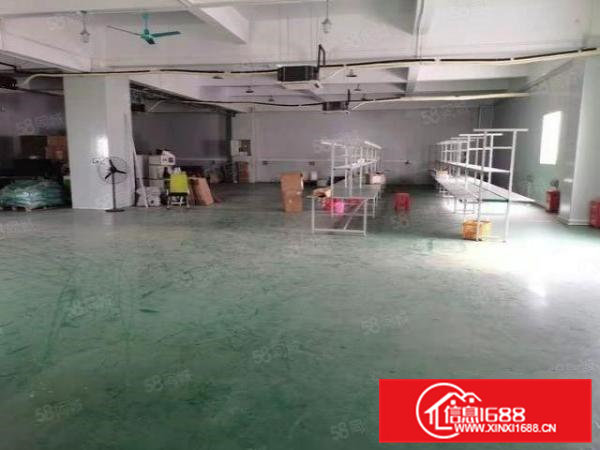 大片美空出楼上精装修850方标准厂房出租