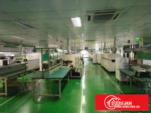 厂房位于沙井东环路你能一楼二楼共3000平带精装修