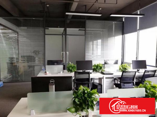 布吉236平米写字楼带地毯精装办公室空调，停车位免费