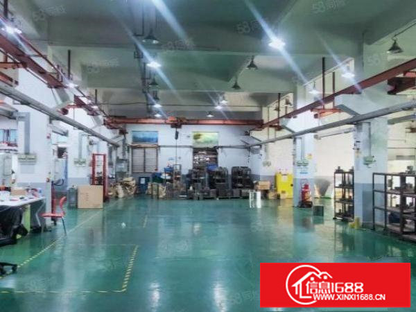 平湖新出山厦杉坑工业区一楼800平厂房出租，带行车，水电齐全