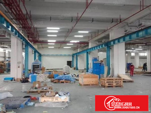 长安沿江高速出口新出一楼高6米带行车4750平方豪装厂房出租