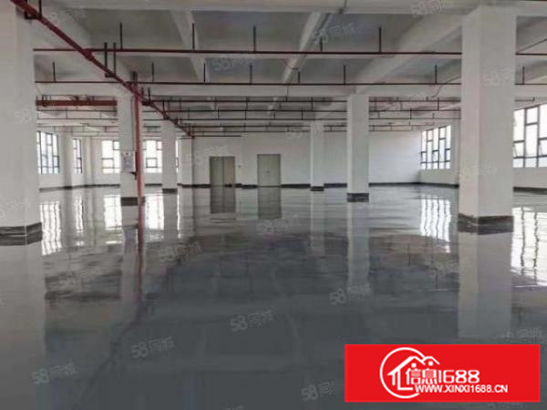 茶山上元工业区厂房分租二楼1500方带现成办公室,面积实量。