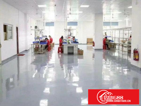 豪华装修！现成办公室！坪山坑梓秀新社区楼上新空出500平厂房