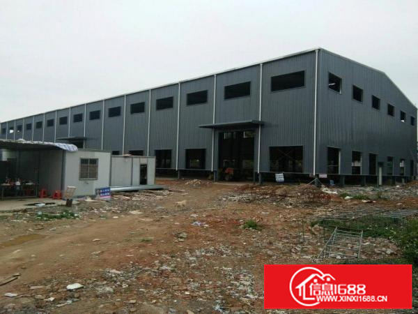 沥林金达伟工业园滴水高8米钢构厂房1650平方招租