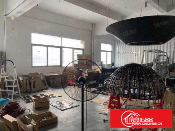 机荷高速附近，原房东厂房一整层600平米，精装修免转让费