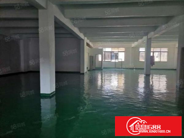 松岗溪头大型园区临近天虹新出三楼600全新地坪漆，光线好