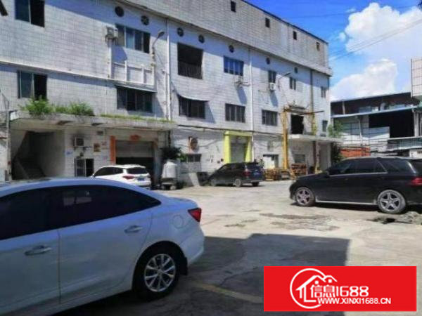 松岗朗下社区一楼500平方厂房出租有现成行车