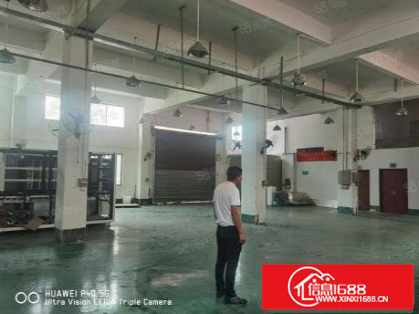 观澜茜坑龙观快线边一楼1250平方，带装修，水电齐全