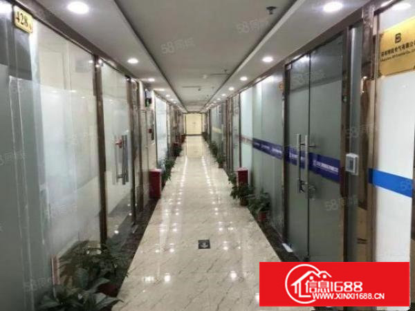 布吉丹竹头地铁口精装办公室500平可分租实际面积出租