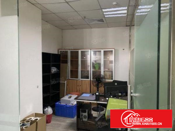 新桥107边高新园区楼上500平，电子行业厂房带装修水电