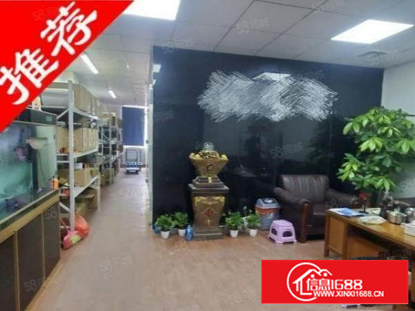 实拍沙井万安路楼上现成装修小面积厂房出租办公室水电齐全