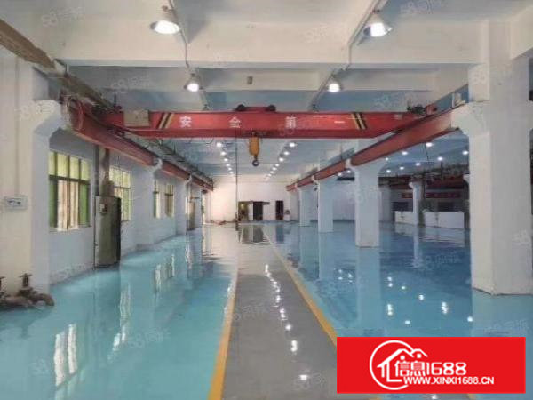 横沥镇三江工业区原房东分租标准厂房一楼500平带10吨航车！