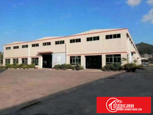 （独门独院)黄江靠山10米高砖墙到顶钢构厂房出租8000平方