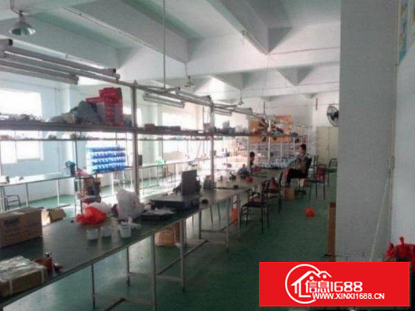 坂田金华工业村带装修500平米厂房出租，带办公室