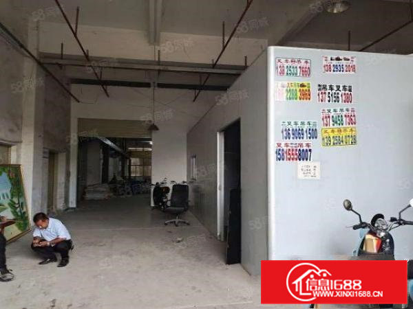 清溪镇大利村新出精装修现成行车一楼680平方低价厂房出租