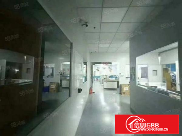 乌沙新出楼上1050平方,厂房形象好,带办公室装修