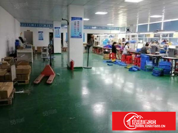 （出租）凤岗雁田新出楼上580平方现成装修办公室！