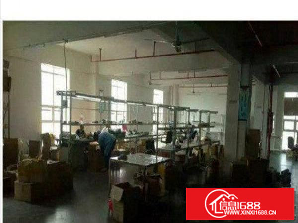 横岗四联社区楼上600平方带装修厂房出租