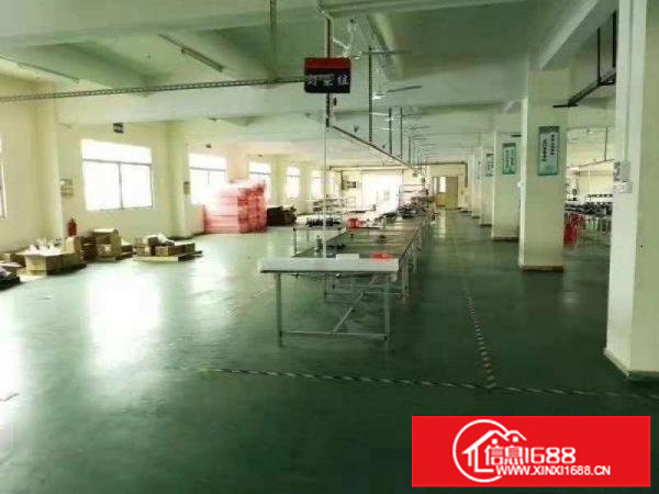 平湖清平高速辅城坳二楼带装修750平厂房出租