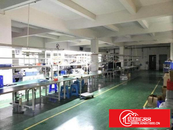 长安镇乌沙新出标准厂房三楼600平本地村民厂房直租