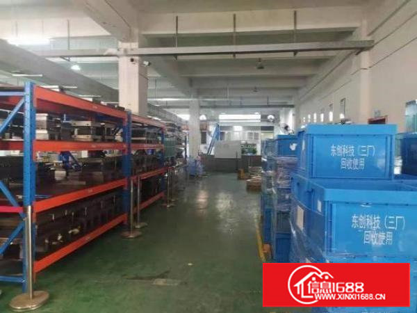 长安乌沙楼上精装800平厂房水电齐全电子五金临界深圳