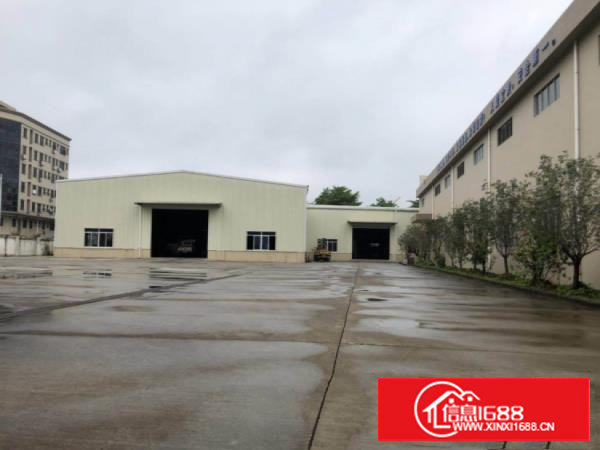 塘厦四村1000平方铁皮钢构厂房高度8米空地大可做噪音