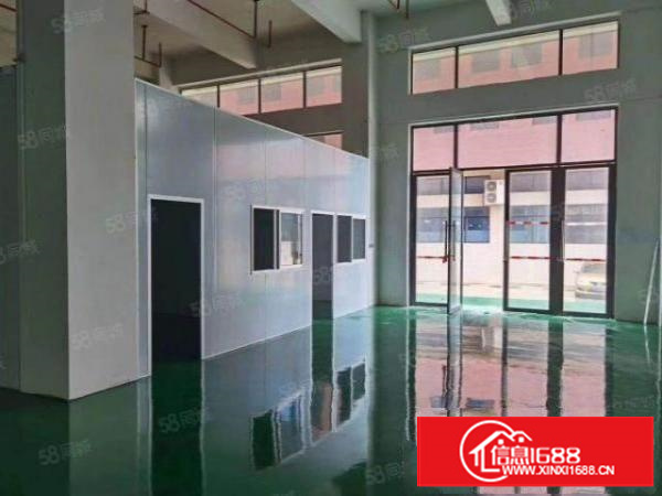 茶山镇工业园新出原房东标准一楼全新地坪漆，带航车。