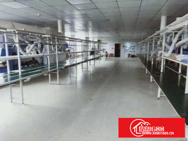 沙井后亭地铁口楼上1200平精装车间办公室有吊顶停车位充足