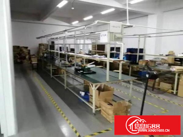 华荣路澳华工业区新出4楼450平带装修急租