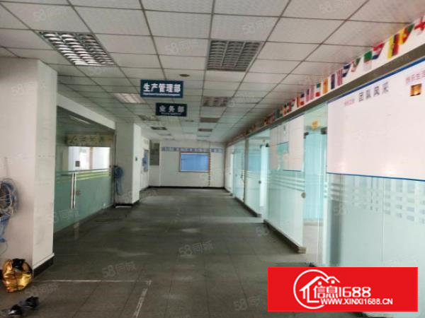 塘厦田心标楼上厂房850实际面积出租，现成精装修16元全包