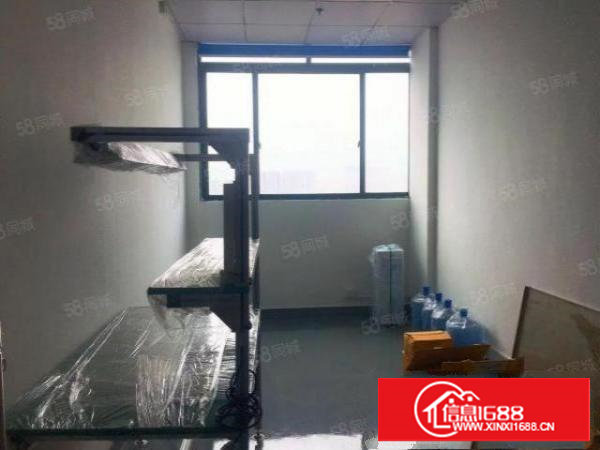 塘厦128工业区标准2楼780平方！全层灰色地坪漆办公室装修