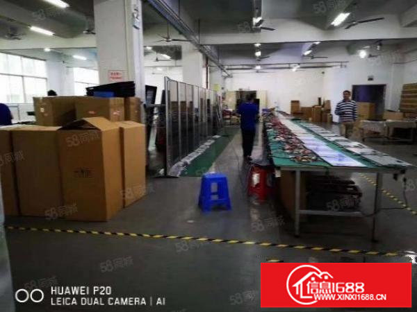 观澜章阁新出楼上2400平精装修标准厂房出租，水电到层形象好