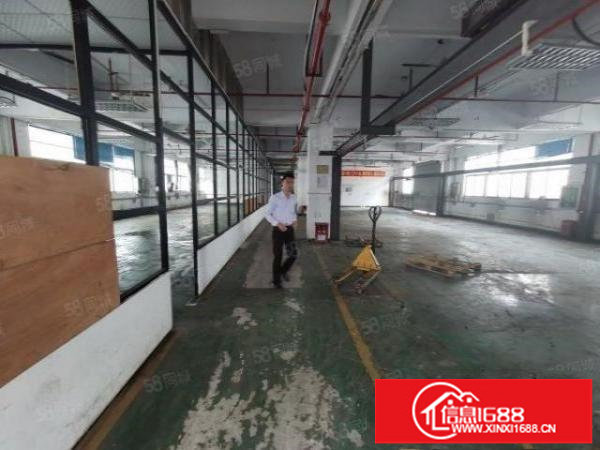 龙华大浪劳动者广场附近新出楼上精装修厂房1500平原房东