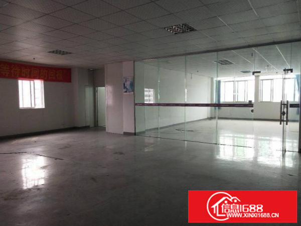 龙岗低碳城内带装修办公室厂房楼上1500平水电现成