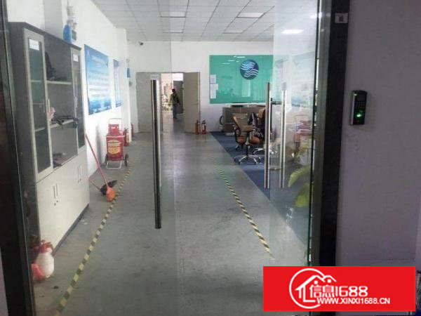 南约广场旁新出楼上740平精装修厂房，拎包入住，无转让费