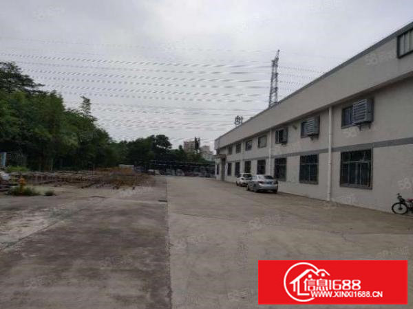 平湖清平高速出口独栋2000平钢构厂房出租层高8米空地大可分