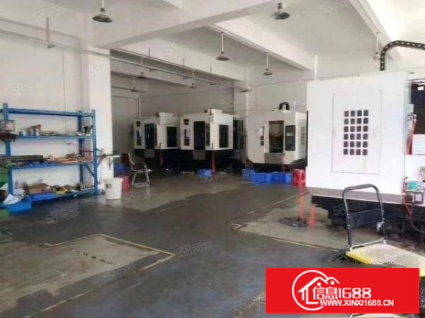 福永白石厦新出三楼480平精装修厂房出租!现在办公室带吊机口