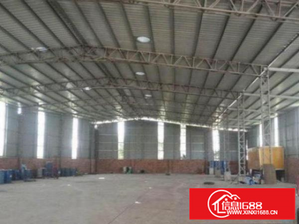 公明楼村原房东独院500平单层钢构厂房出租，水电齐全