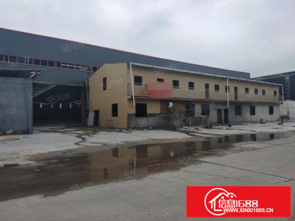 狮山镇官窑汀圃工业区6000平方全新独院厂房出租，大马路边。