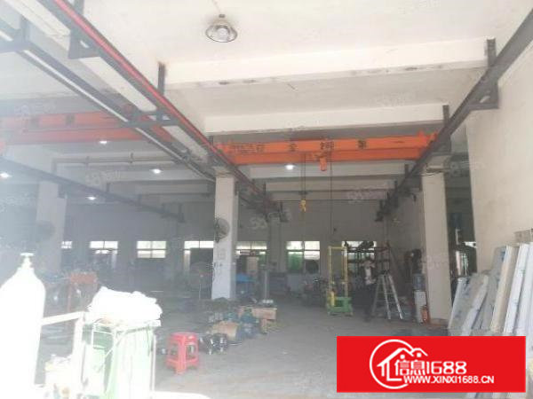 清溪独栋现成行车厂房380平滴水8米现成水电主线到车间15元